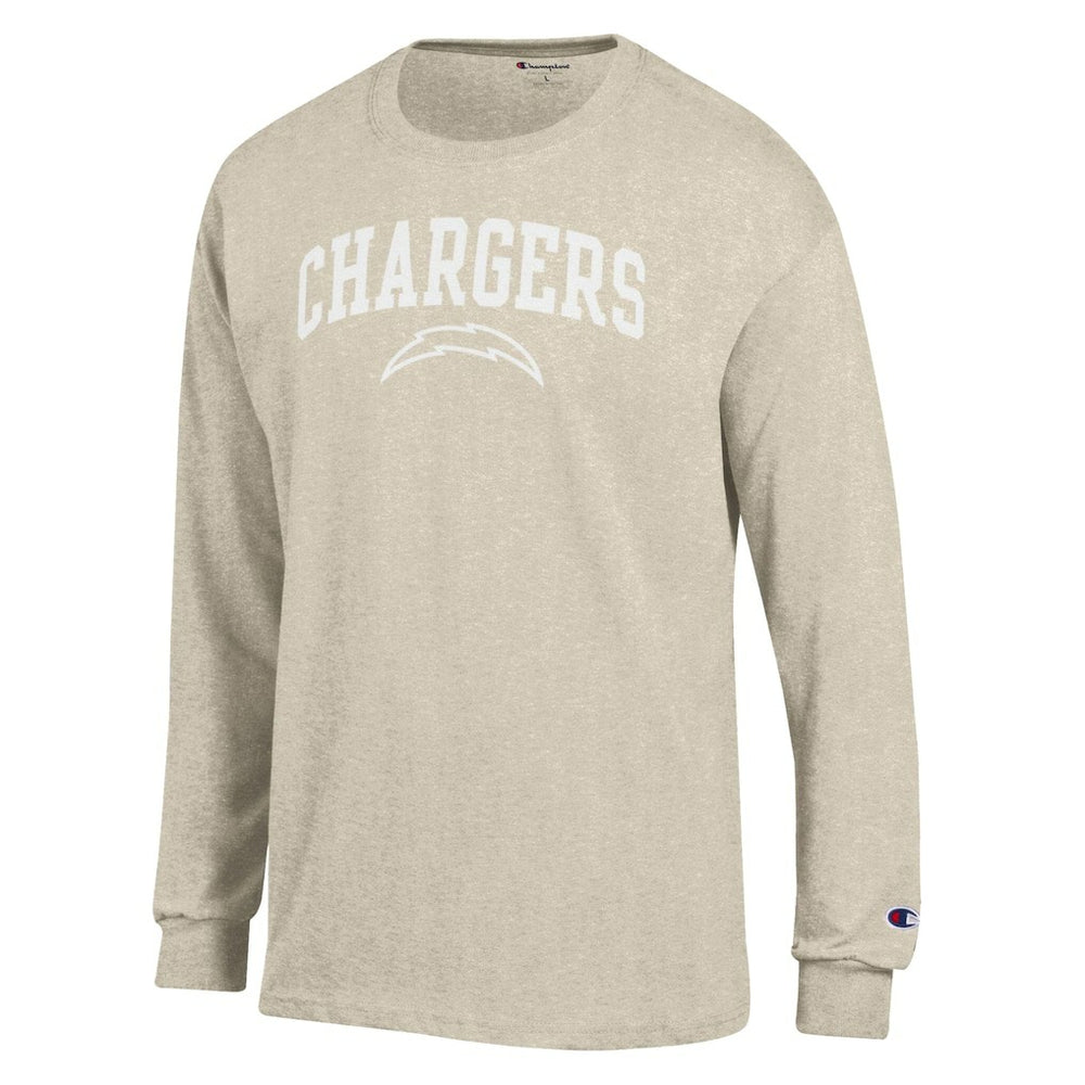 Los Angeles Chargers White Ink Jersey Long Sleeve T-Shirt | NFL Hot