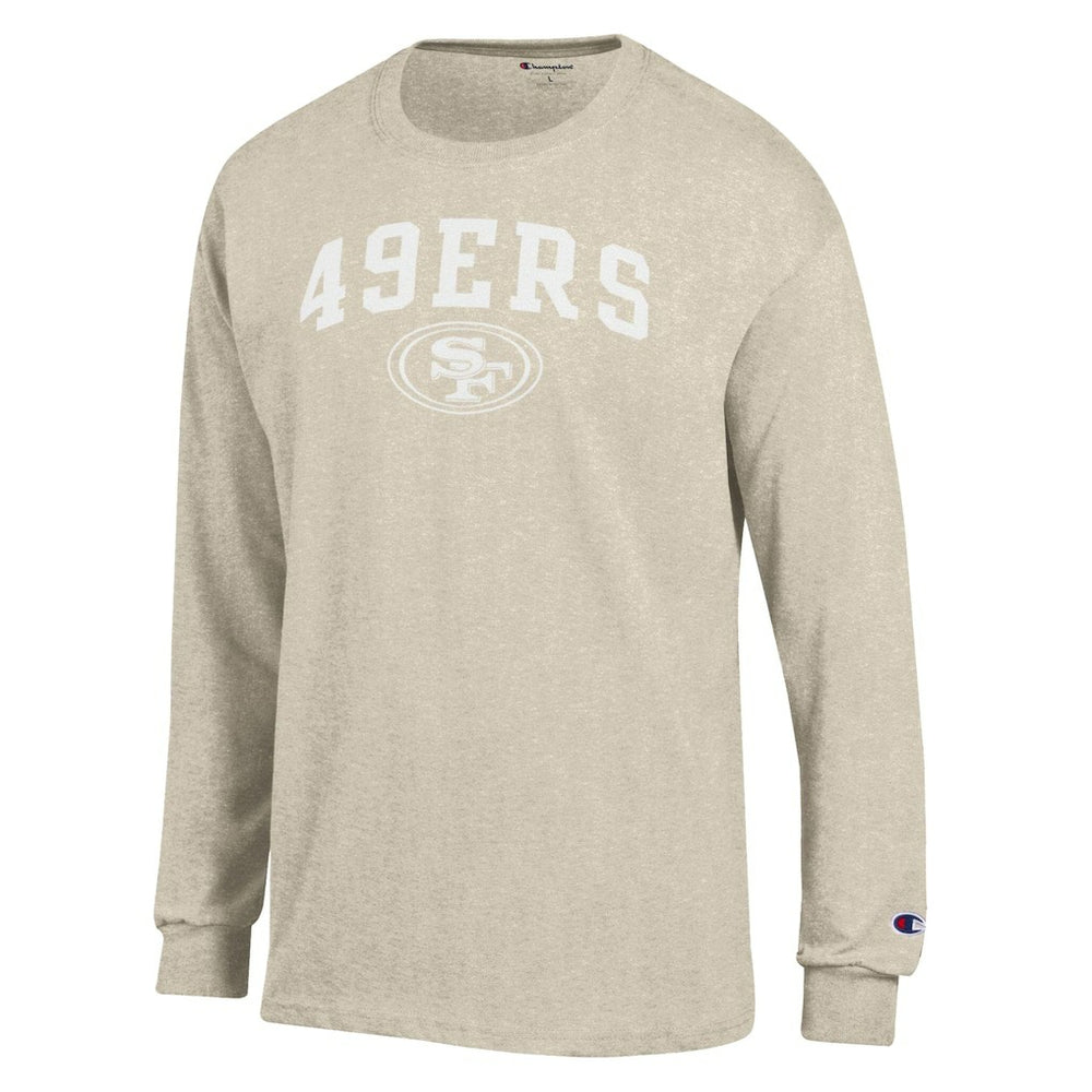 San Francisco 49ers White Ink Jersey Long Sleeve T-Shirt | NFL New