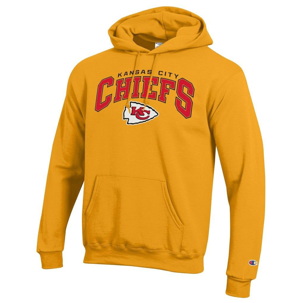 Kansas City Chiefs Powerblend Arch over Logo Hoodie | NFL Discount
