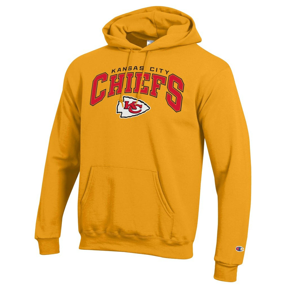 Kansas City Chiefs Powerblend Arch over Logo Hoodie | NFL Discount