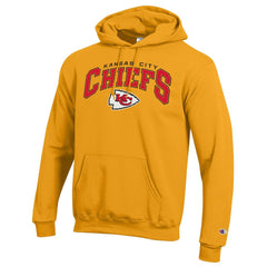 Kansas City Chiefs Powerblend Arch over Logo Hoodie | NFL Discount