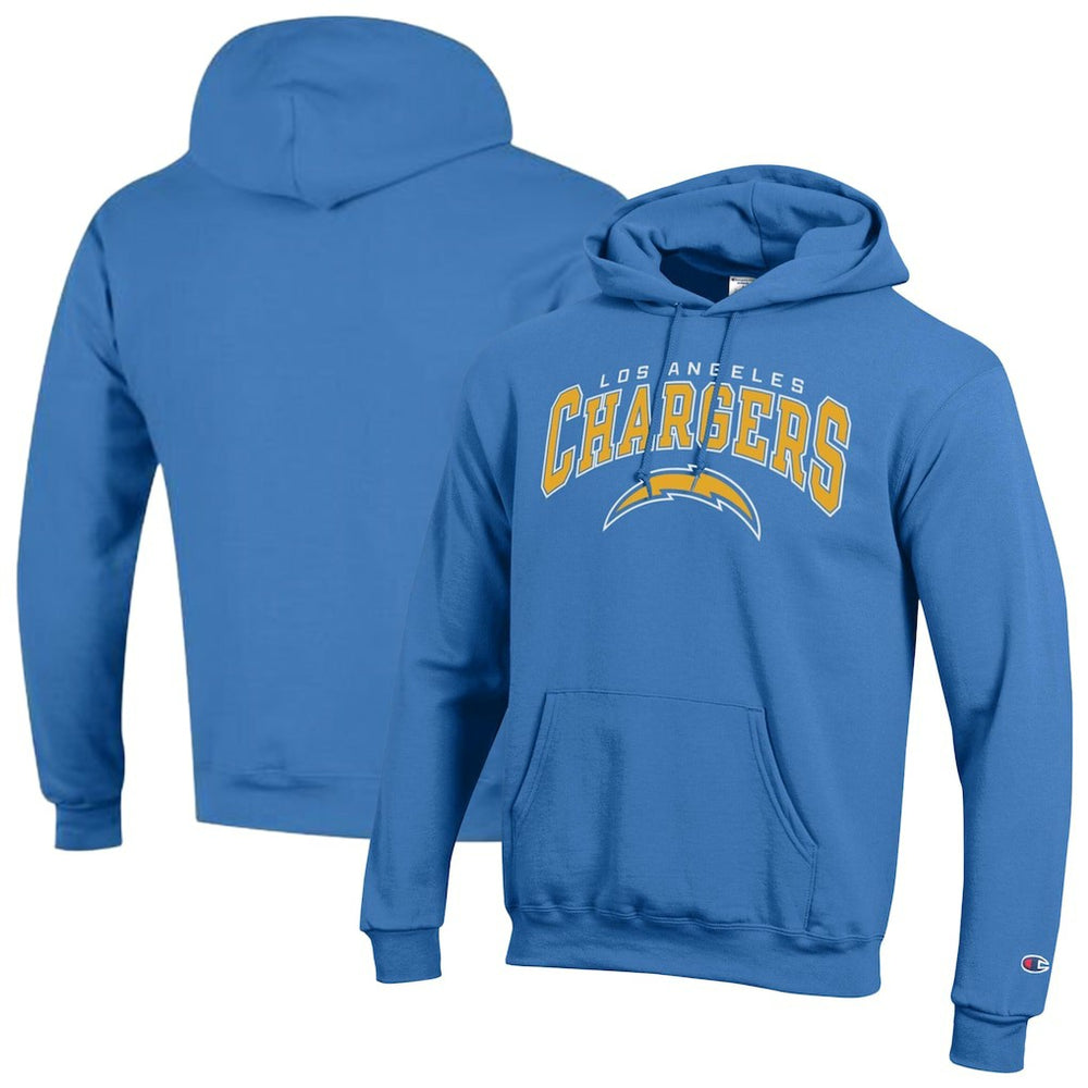 Los Angeles Chargers Powerblend Arch over Logo Hoodie | NFL US