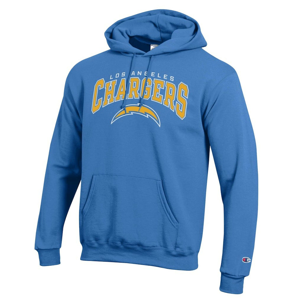 Los Angeles Chargers Powerblend Arch over Logo Hoodie | NFL US