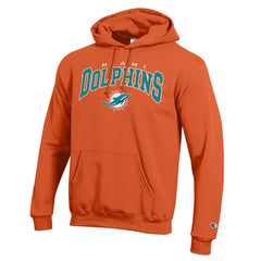 Miami Dolphins Powerblend Arch over Logo Hoodie | NFL Sale