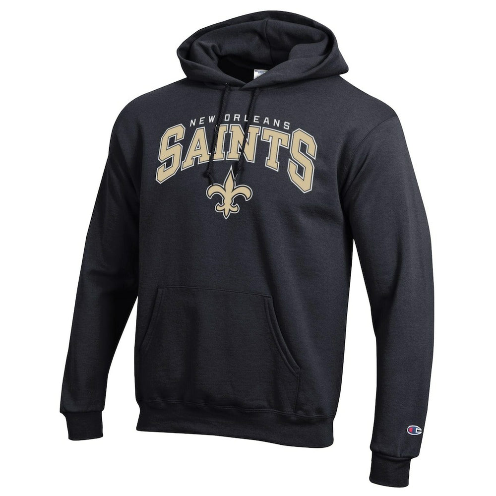 New Orleans Saints Powerblend Arch over Logo Hoodie | NFL Hot