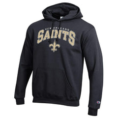 New Orleans Saints Powerblend Arch over Logo Hoodie | NFL Hot