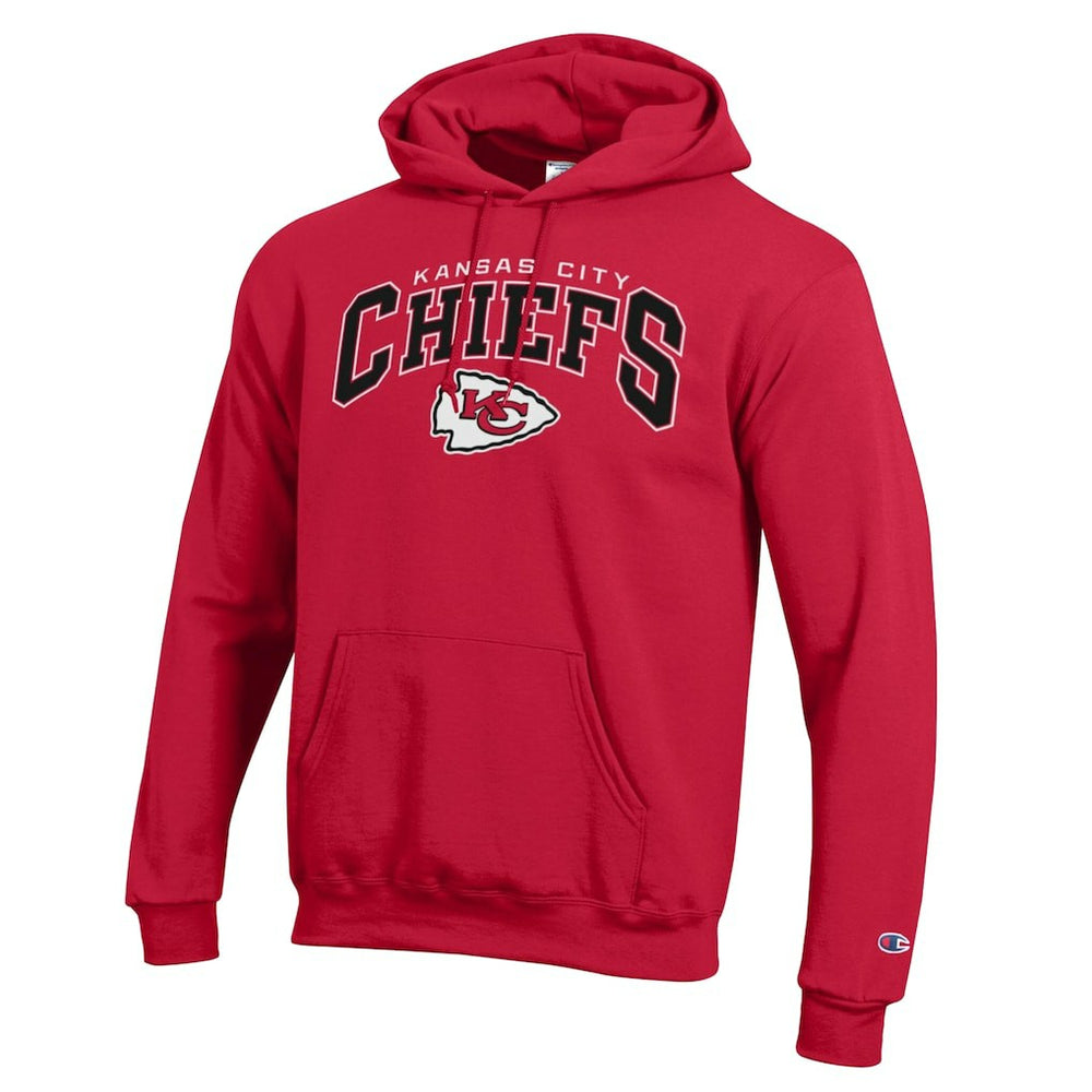 Kansas City Chiefs Powerblend Arch over Logo Hoodie | NFL Discount