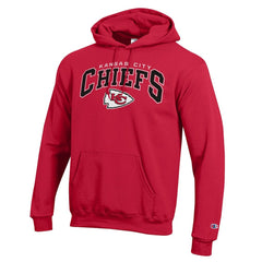 Kansas City Chiefs Powerblend Arch over Logo Hoodie | NFL Discount