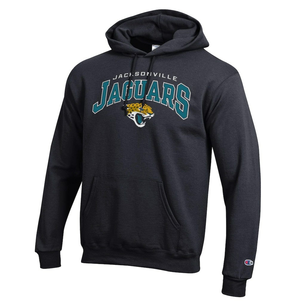 Jacksonville Jaguars Powerblend Arch over Logo Hoodie | NFL Outlet