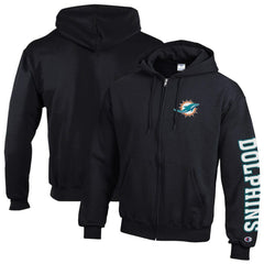 Miami Dolphins Powerblend Fleece Full-Zip Hoodie | NFL Online