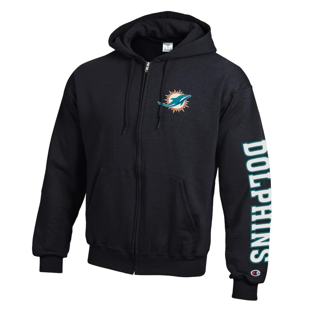 Miami Dolphins Powerblend Fleece Full-Zip Hoodie | NFL Online