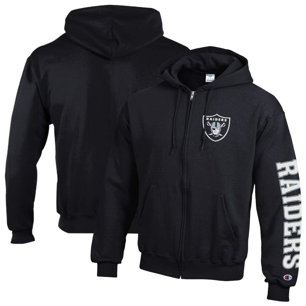 Las Vegas Raiders Powerblend Fleece Full-Zip Hoodie | NFL On sale