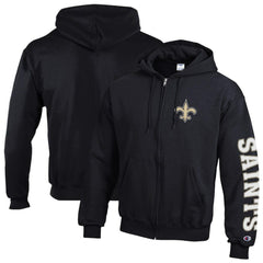 New Orleans Saints Powerblend Fleece Full-Zip Hoodie | NFL Near me