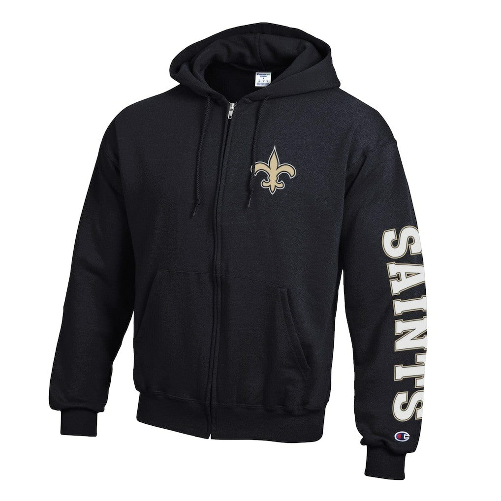 New Orleans Saints Powerblend Fleece Full-Zip Hoodie | NFL Near me