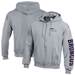 Denver Broncos Powerblend Fleece Full-Zip Hoodie | NFL Hot