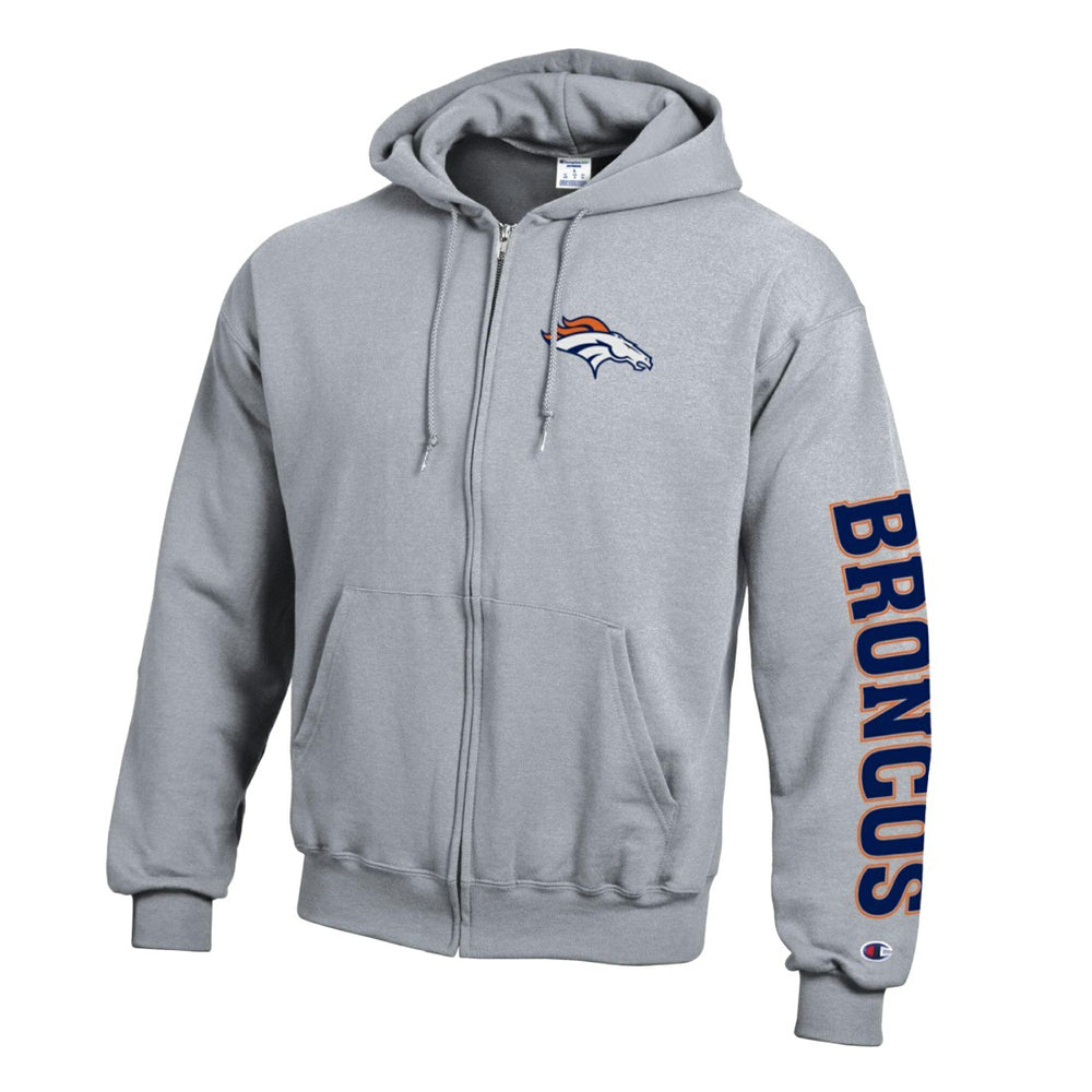 Denver Broncos Powerblend Fleece Full-Zip Hoodie | NFL Hot