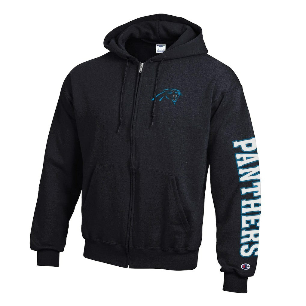 Carolina Panthers Powerblend Fleece Full-Zip Hoodie | NFL New