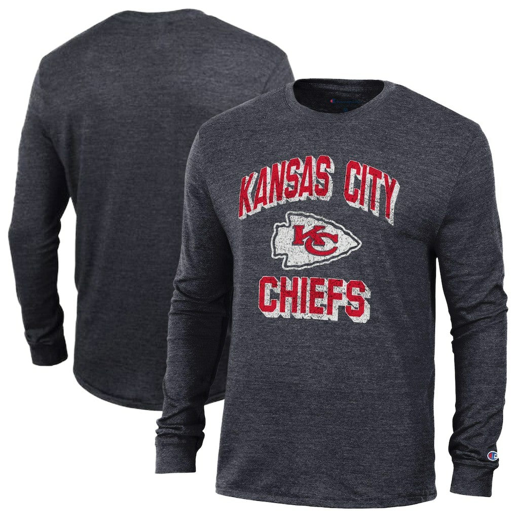 Kansas City Chiefs Ultimate Tri-Blend Long Sleeve T-Shirt | NFL Hot