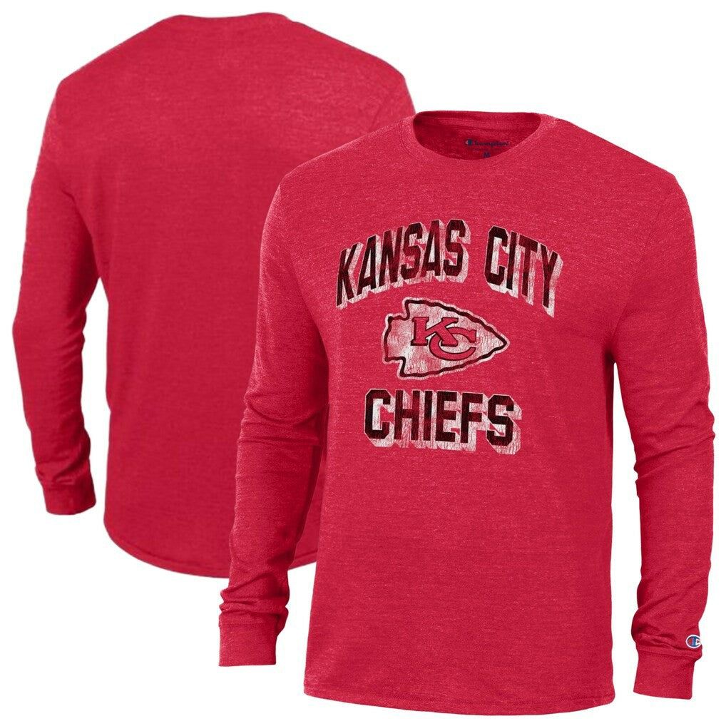 Kansas City Chiefs Ultimate Tri-Blend Long Sleeve T-Shirt | NFL Near me