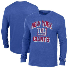 New York Giants Ultimate Tri-Blend Long Sleeve T-Shirt | NFL Near me