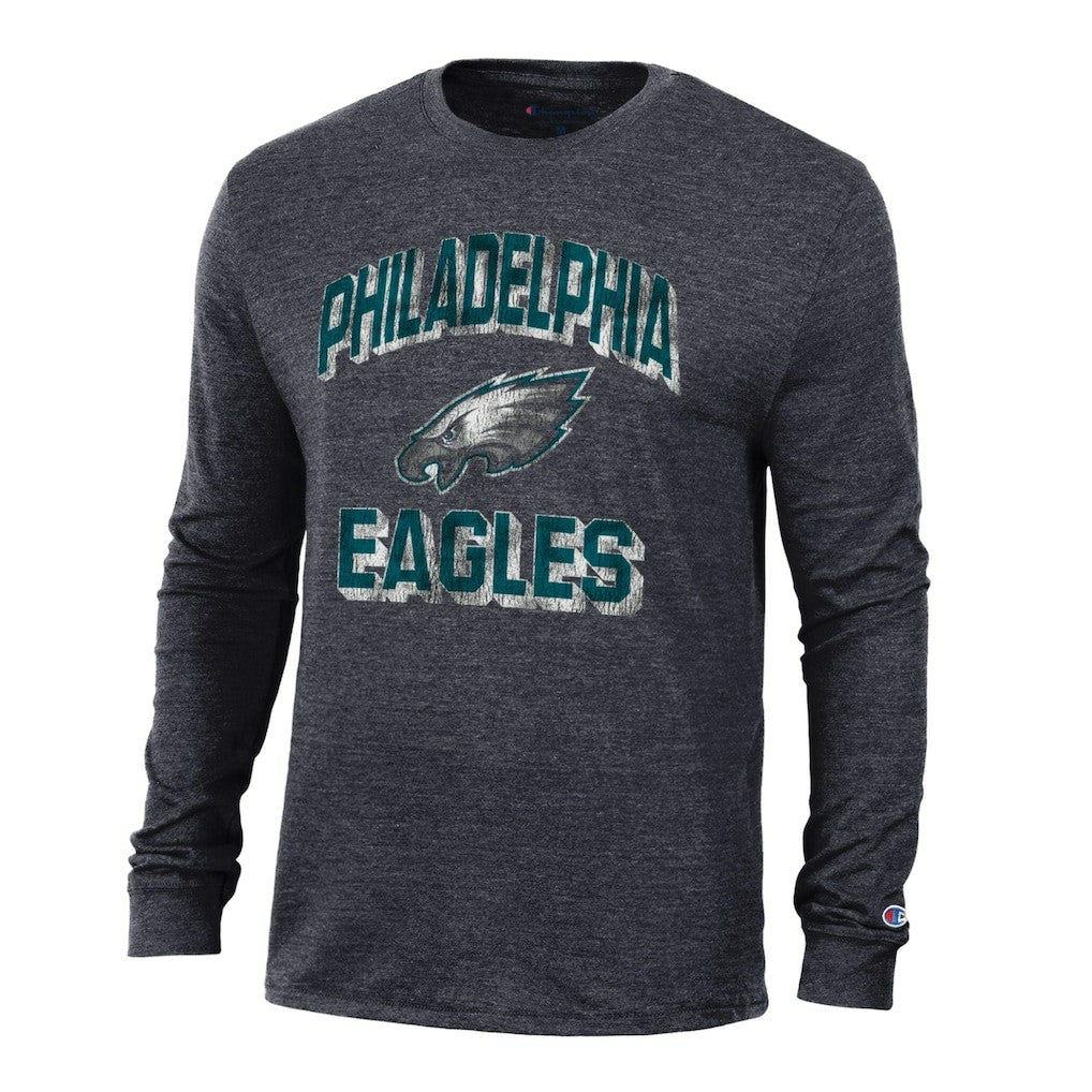 Philadelphia Eagles Ultimate Tri-Blend Long Sleeve T-Shirt | NFL Outlet