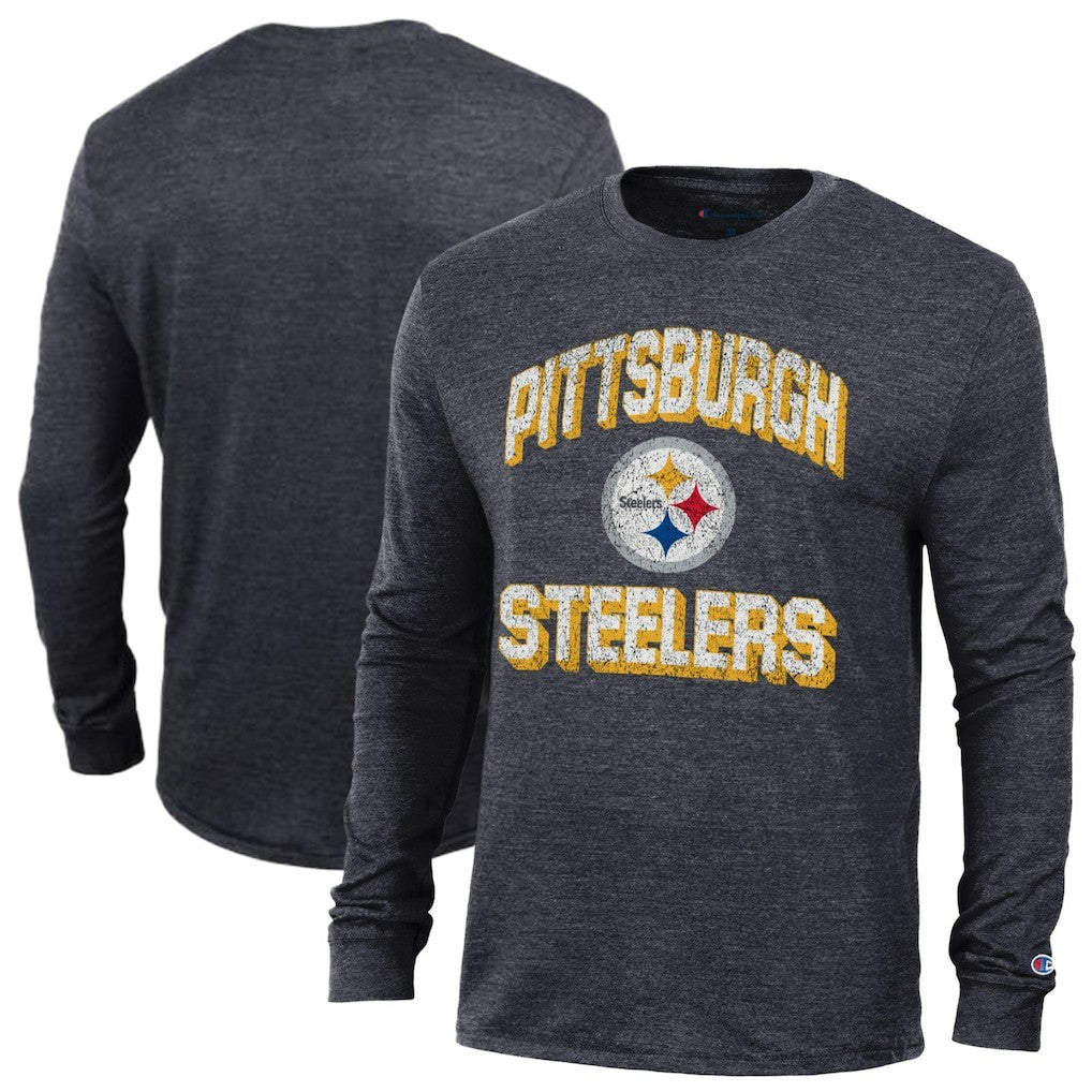 Pittsburgh Steelers Ultimate Tri-Blend Long Sleeve T-Shirt | NFL Sale