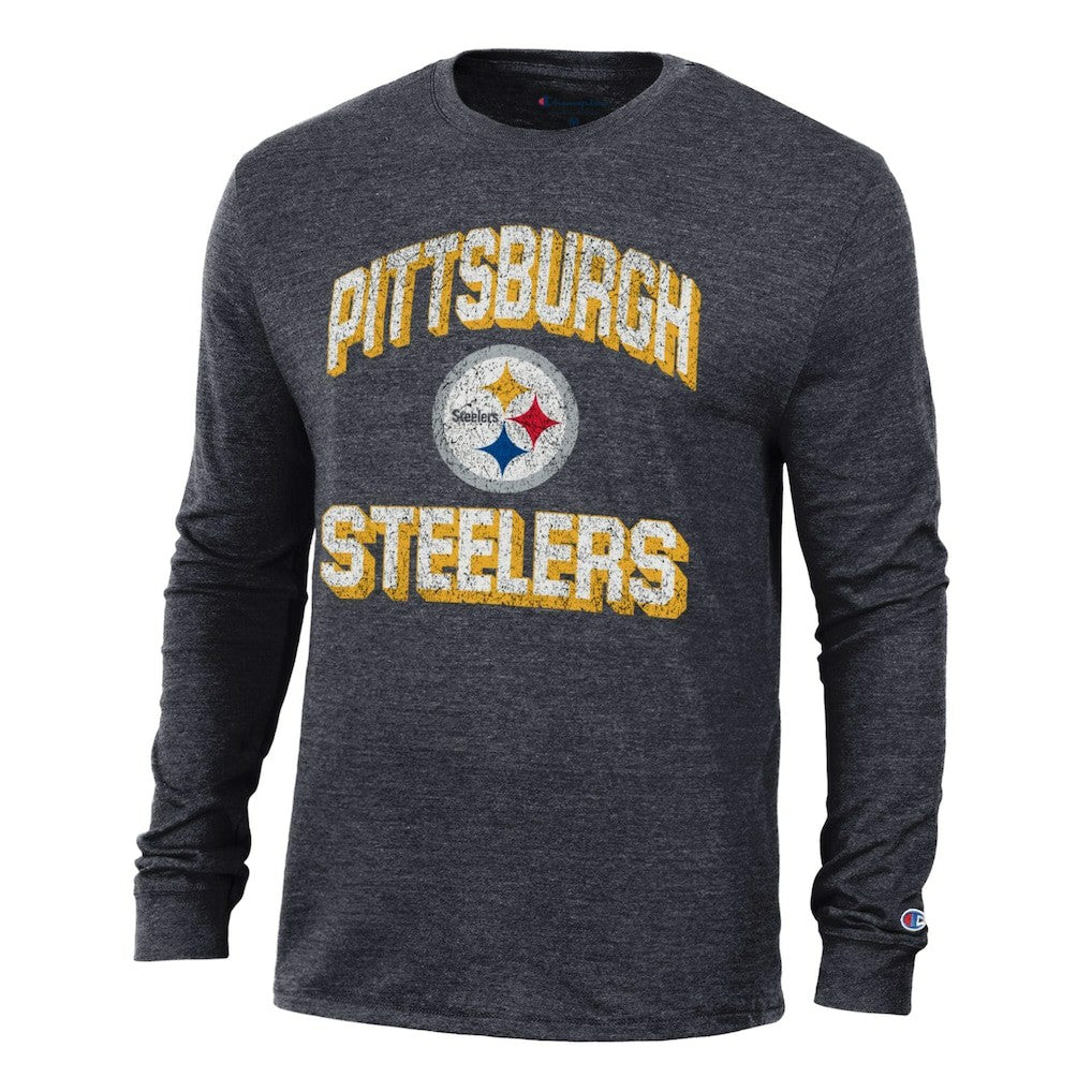 Pittsburgh Steelers Ultimate Tri-Blend Long Sleeve T-Shirt | NFL Sale