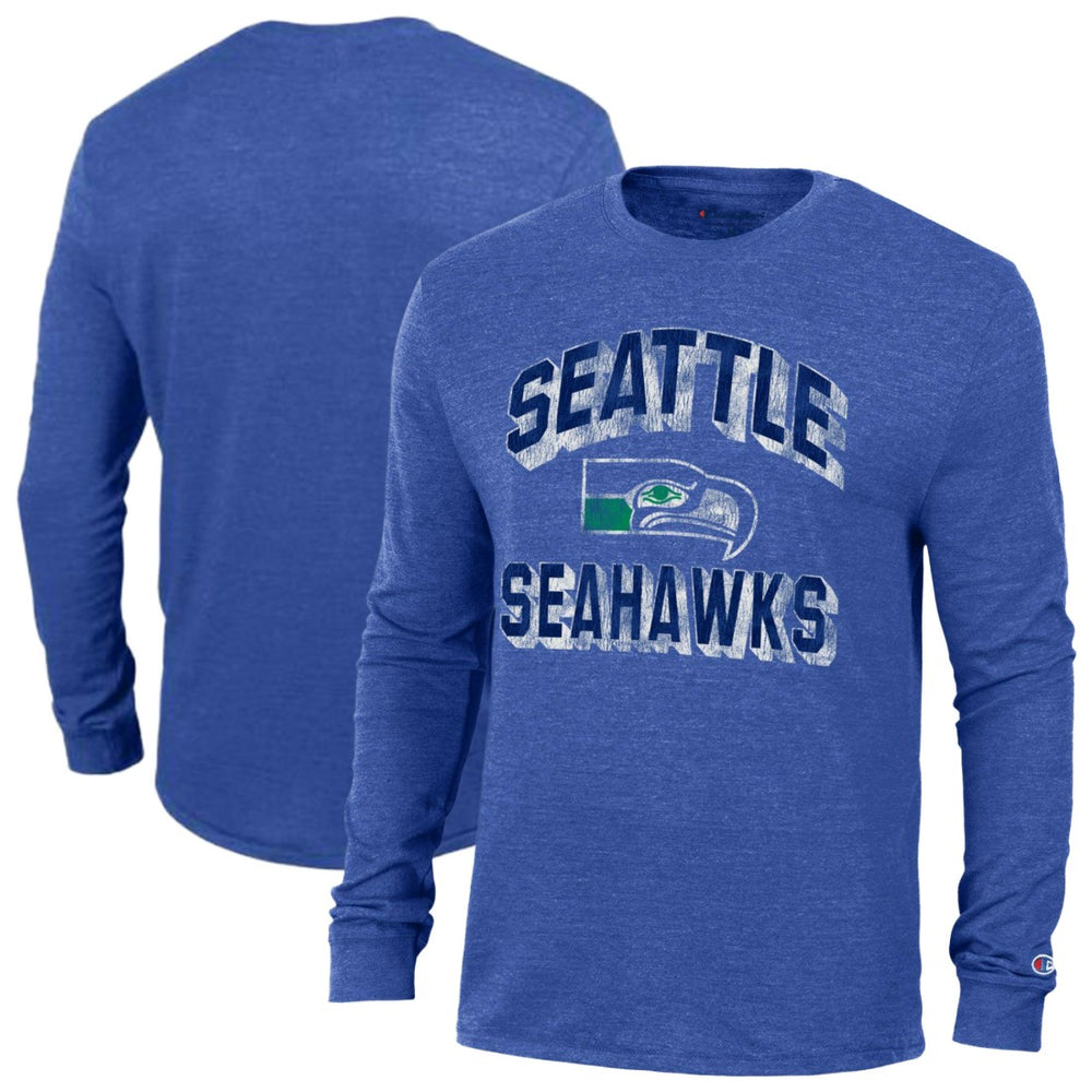 Seattle Seahawks Ultimate Tri-Blend Long Sleeve T-Shirt | NFL Sale