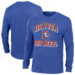 Denver Broncos Ultimate Tri-Blend Long Sleeve T-Shirt | NFL New