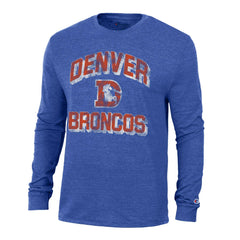 Denver Broncos Ultimate Tri-Blend Long Sleeve T-Shirt | NFL New