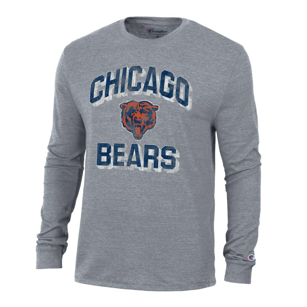 Chicago Bears Ultimate Tri-Blend Long Sleeve T-Shirt | NFL Discount