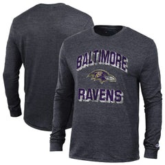 Baltimore Ravens Ultimate Tri-Blend Long Sleeve T-Shirt | NFL New