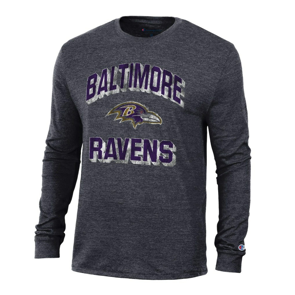 Baltimore Ravens Ultimate Tri-Blend Long Sleeve T-Shirt | NFL New