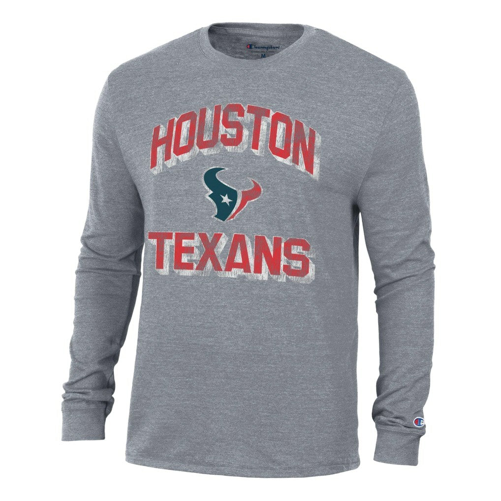 Houston Texans Ultimate Tri-Blend Long Sleeve T-Shirt | NFL Sale