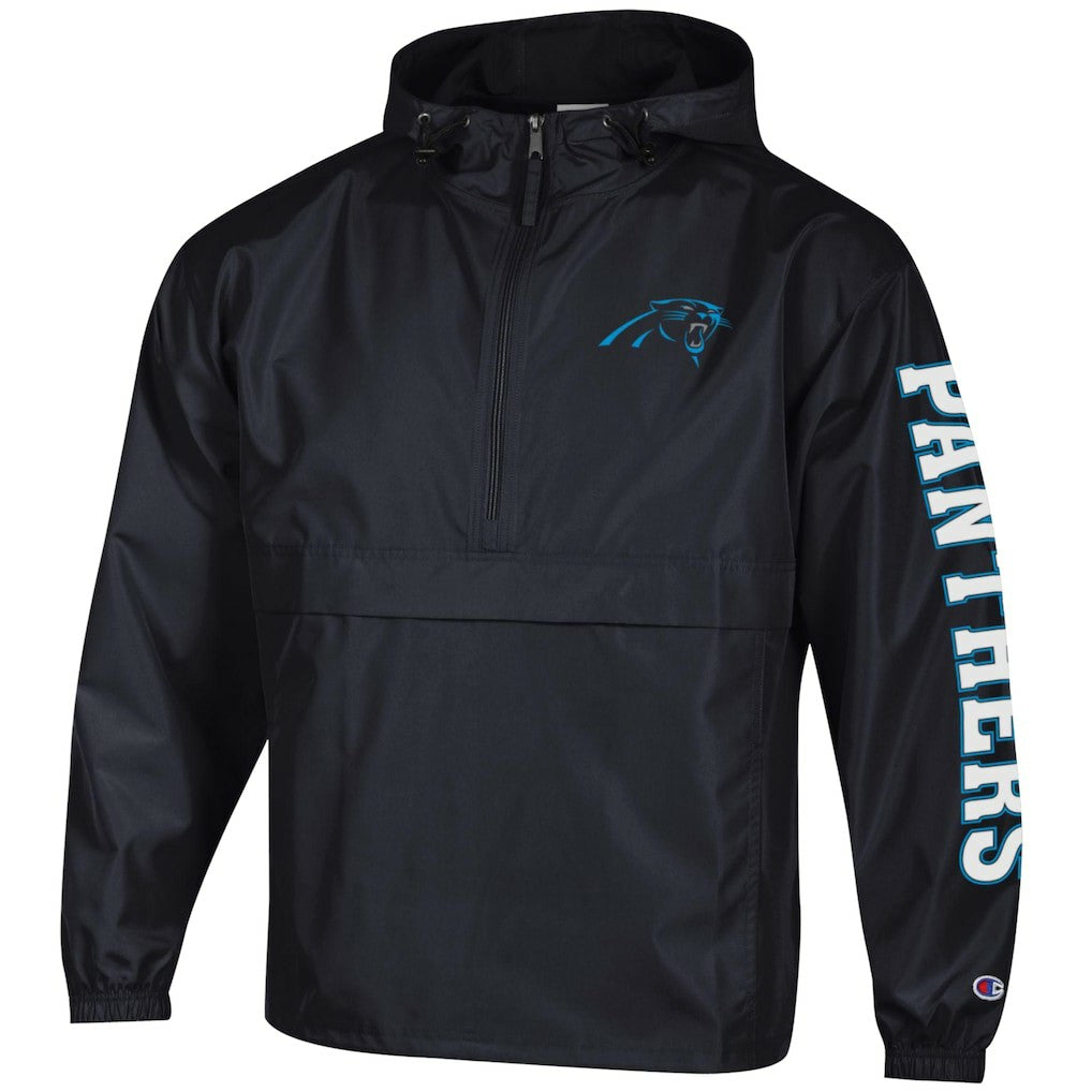 Carolina Panthers Packable Windbreaker Half-Zip Jacket | NFL Sale