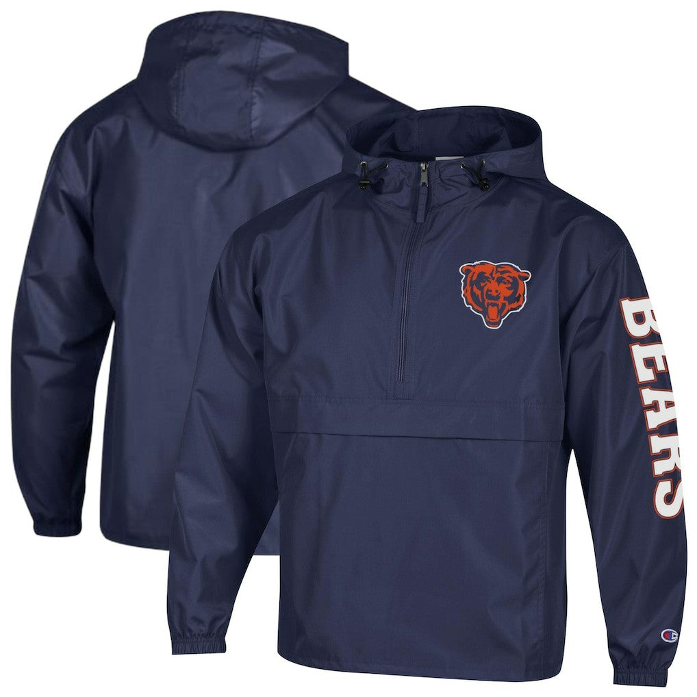 Chicago Bears Packable Windbreaker Half-Zip Jacket | NFL On sale