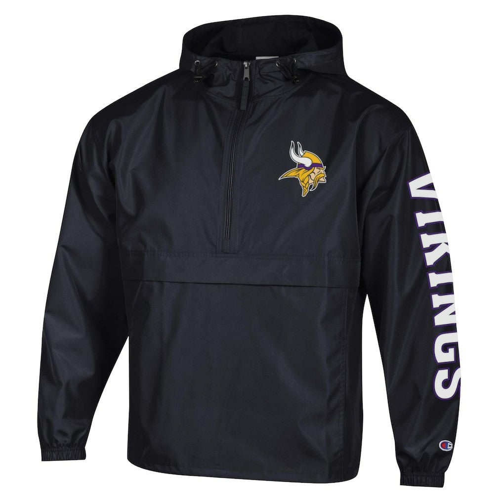 Minnesota Vikings Packable Windbreaker Half-Zip Jacket | NFL Online