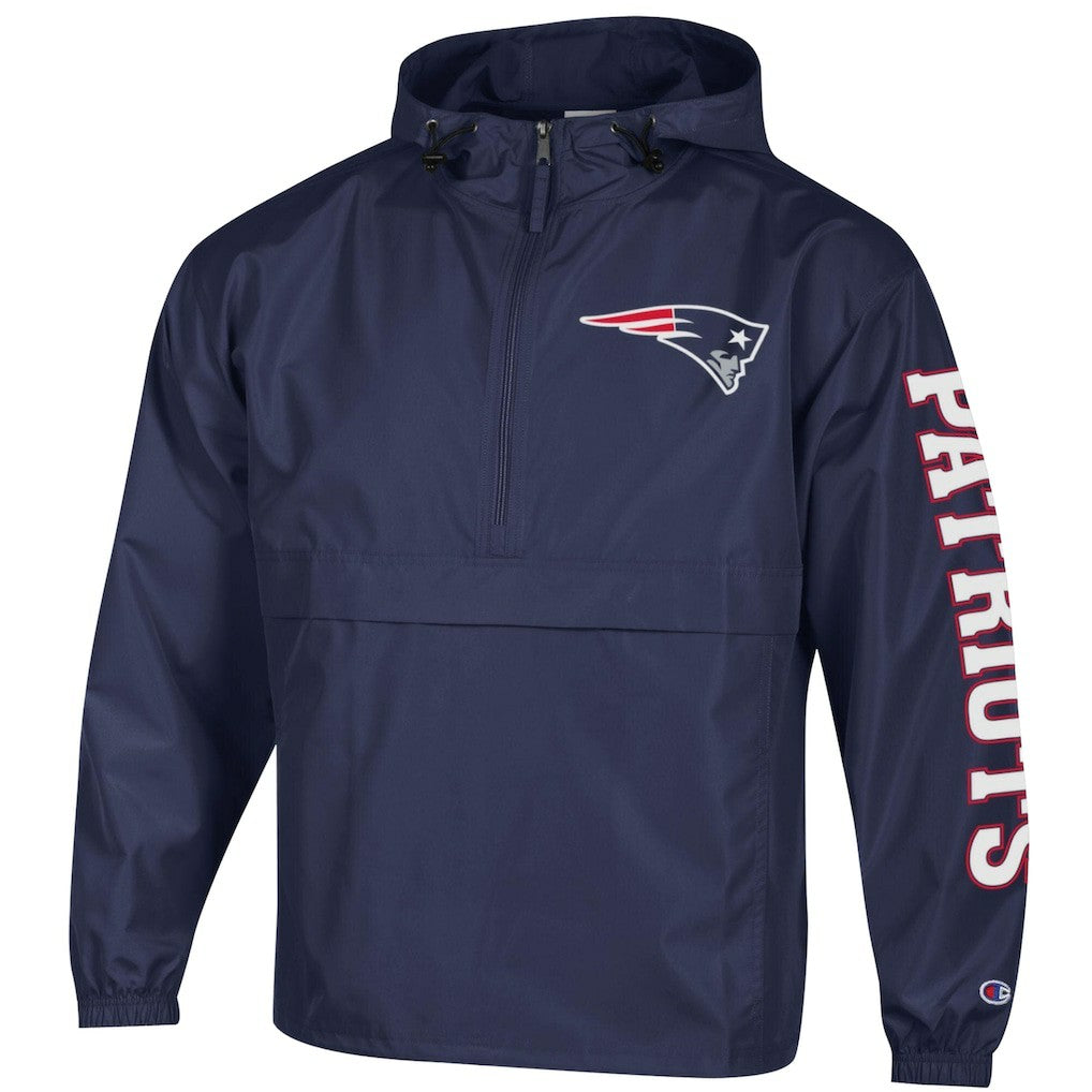 New England Patriots Packable Windbreaker Half-Zip Jacket | NFL US