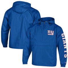 New York Giants Packable Windbreaker Half-Zip Jacket | NFL Outlet
