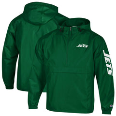 New York Jets Packable Windbreaker Half-Zip Jacket | NFL Near me