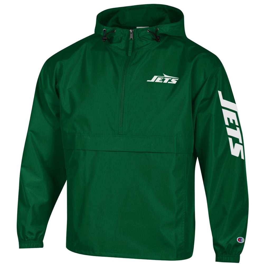 New York Jets Packable Windbreaker Half-Zip Jacket | NFL Near me