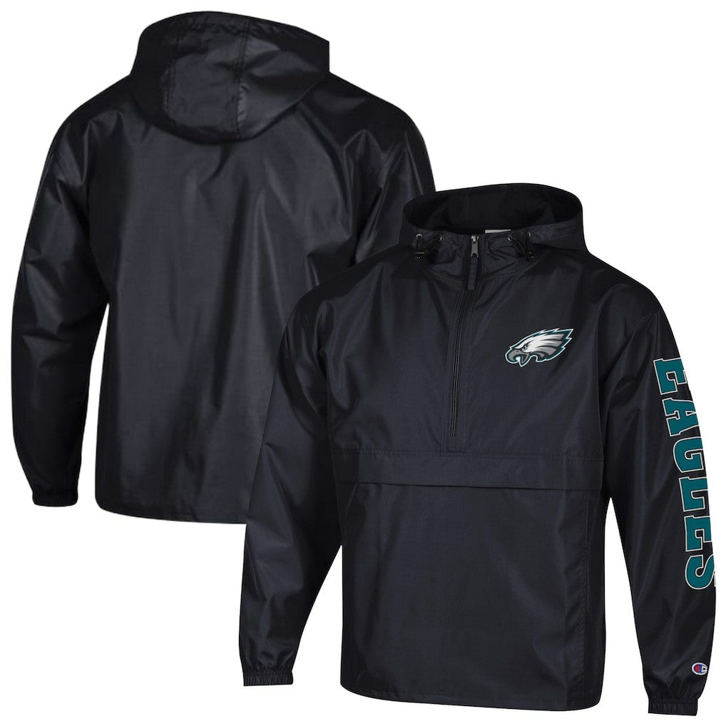 Philadelphia Eagles Packable Windbreaker Half-Zip Jacket | NFL Near me