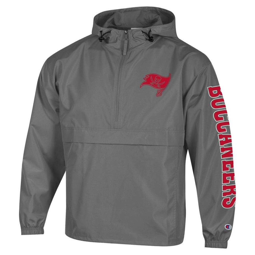 Tampa Bay Buccaneers Packable Windbreaker Half-Zip Jacket | NFL Outlet