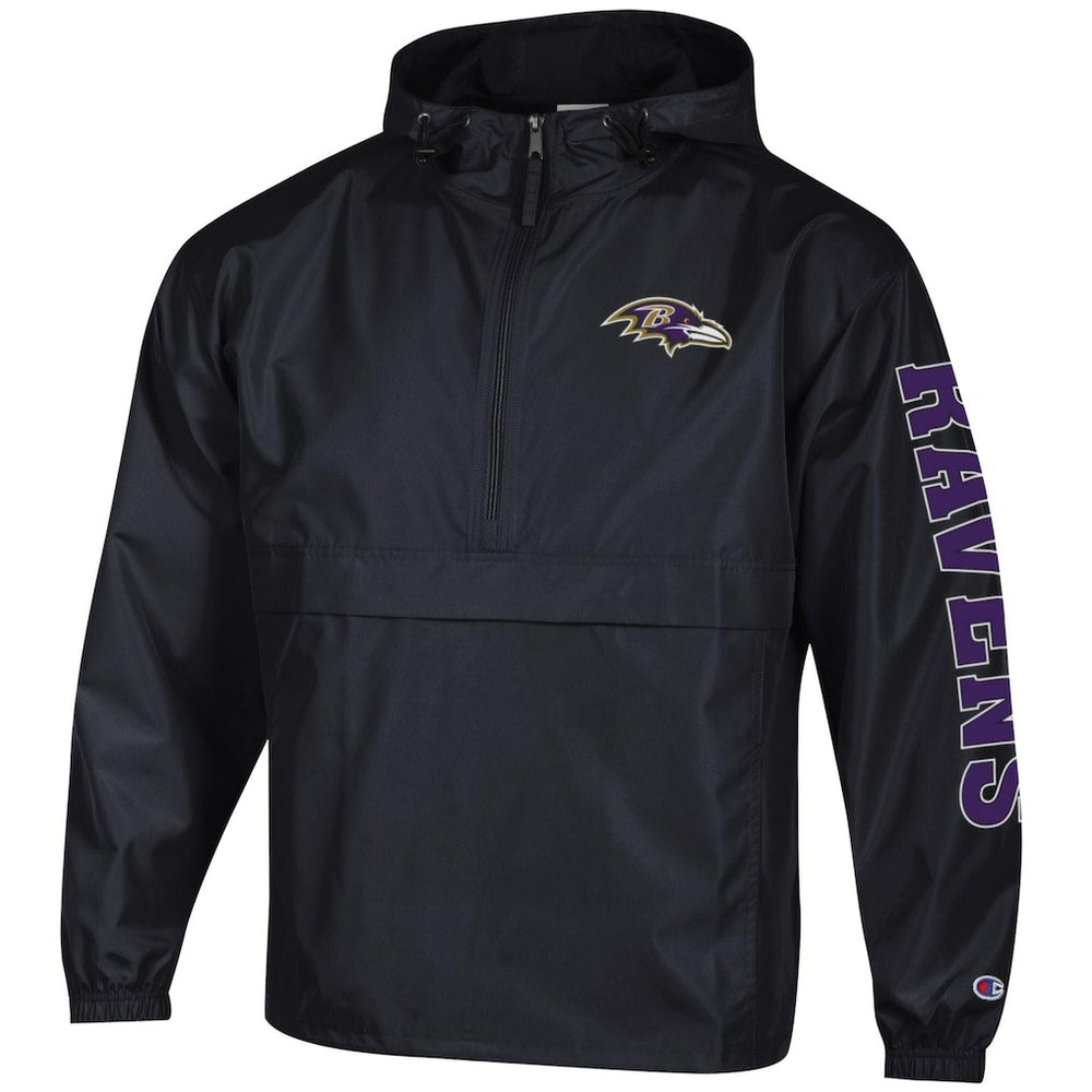 Baltimore Ravens Packable Windbreaker Half-Zip Jacket | NFL New