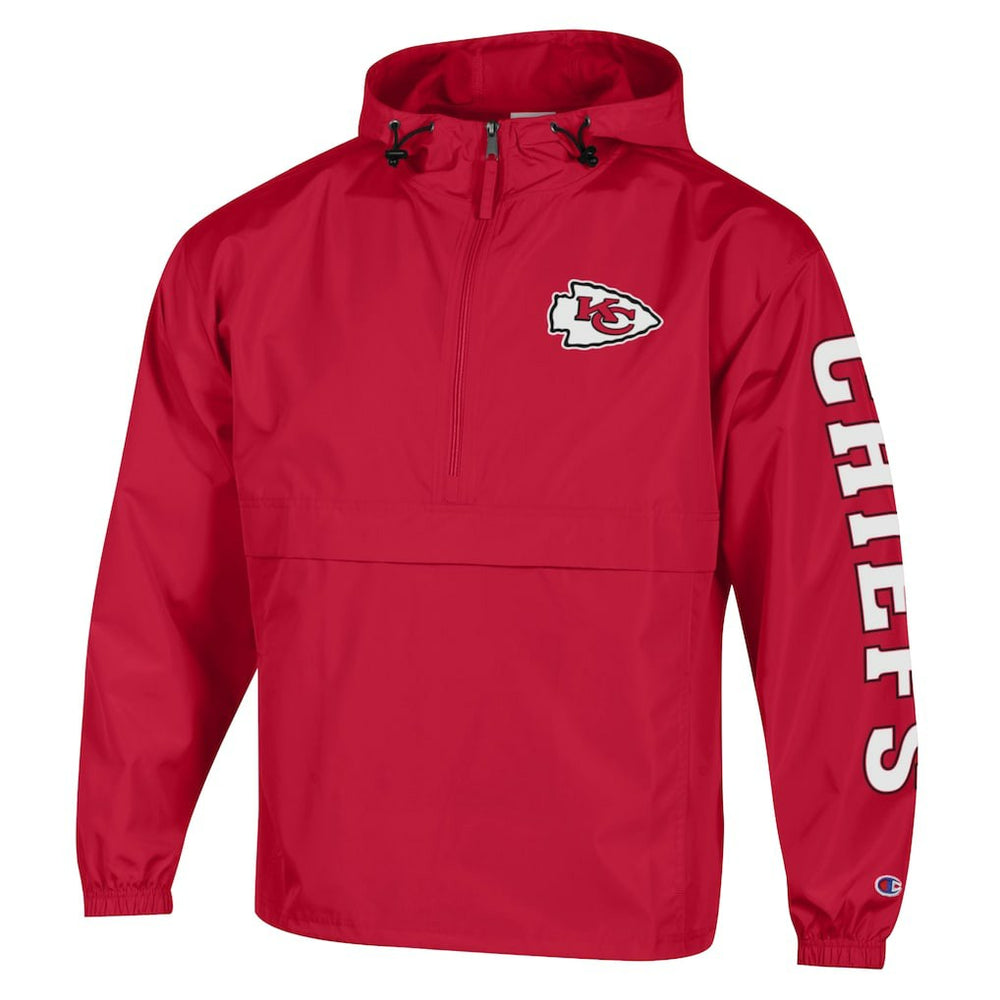 Kansas City Chiefs Packable Windbreaker Half-Zip Jacket | NFL New