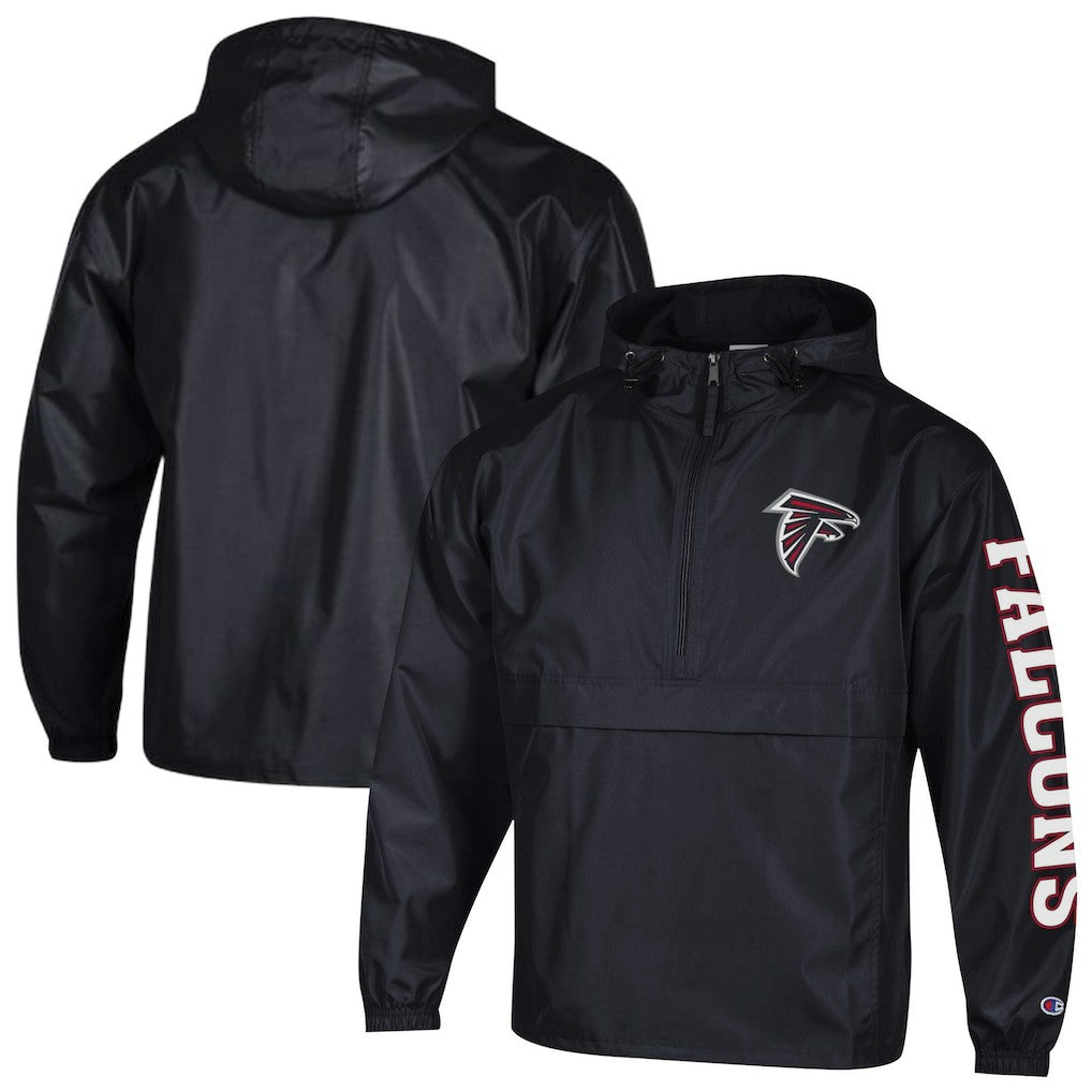 Atlanta Falcons Packable Windbreaker Half-Zip Jacket | NFL Outlet
