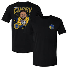 Black Stephen Curry Golden State Warriors 500 Level Caricature T-Shirt sale | NBA