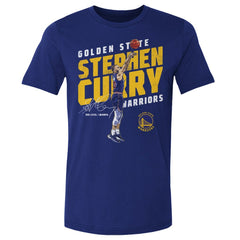 Royal Stephen Curry Golden State Warriors 500 Level Slant T-Shirt sale | NBA
