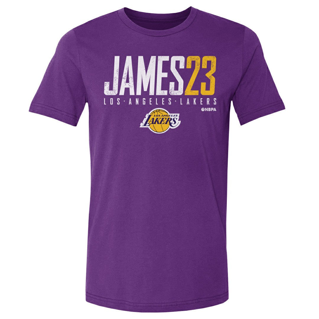 Purple LeBron James Los Angeles Lakers 500 Level Elite T-Shirt | NBA