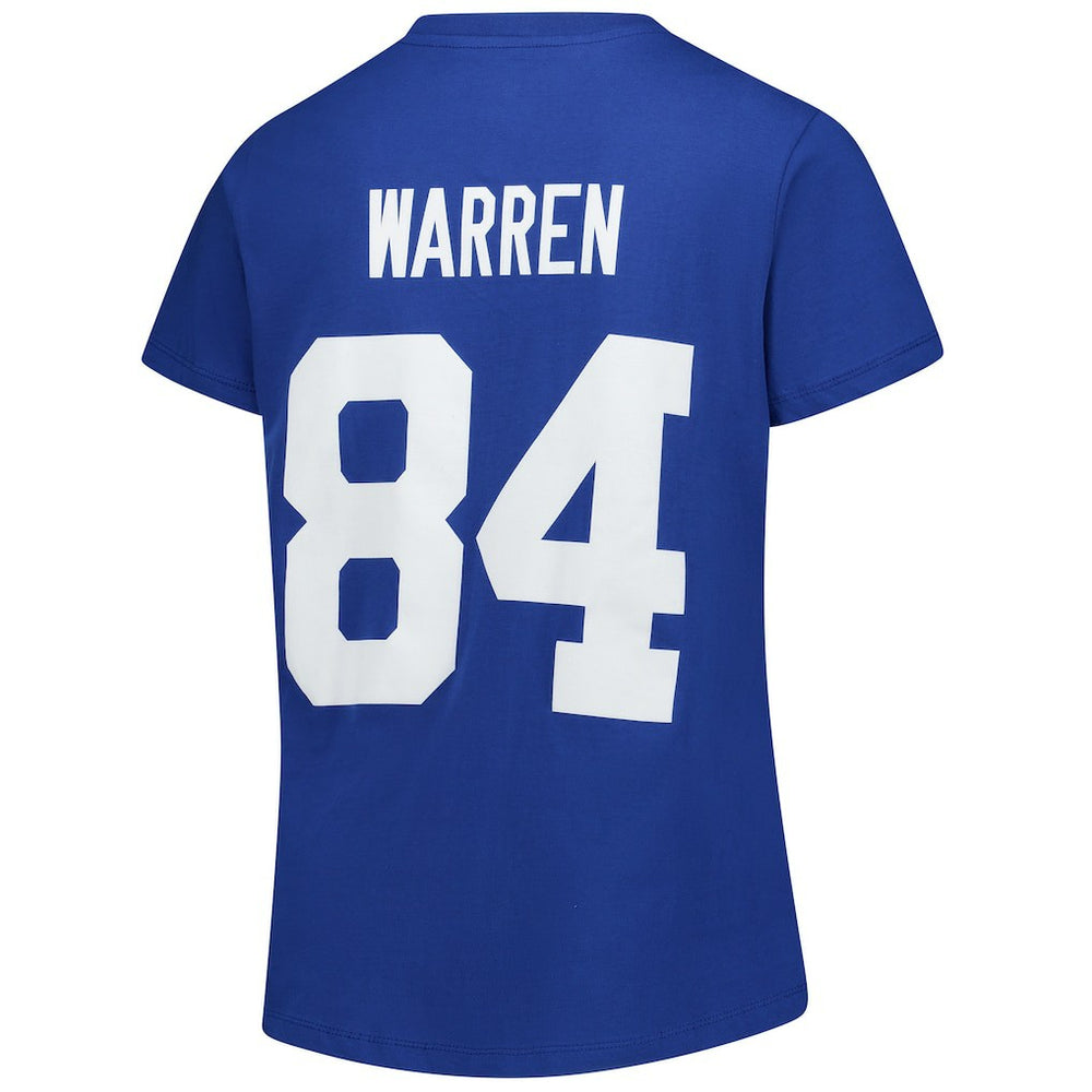 Indianapolis Colts Tyler Warren  Women's Plus Size Name & Number V-Neck T-Shirt | NFL New